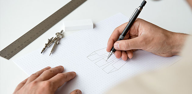 Логотип строительной компании «Эксперт» Москва