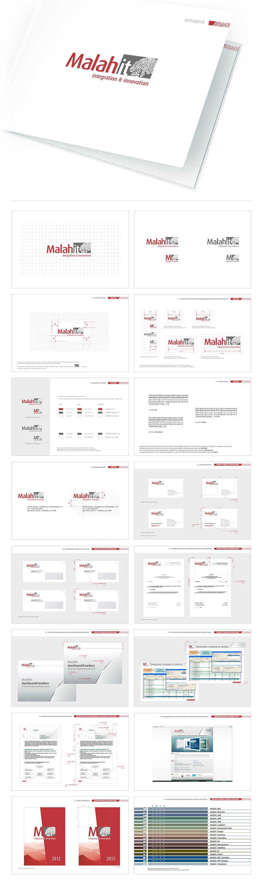 Разработка брендбука для IT-компании МалахIT